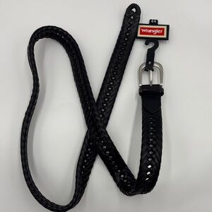 Wrangler Braided Belt in Black